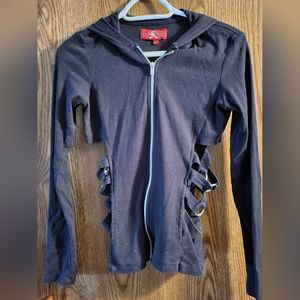 Hot Topic Hoodie with cut-out sides